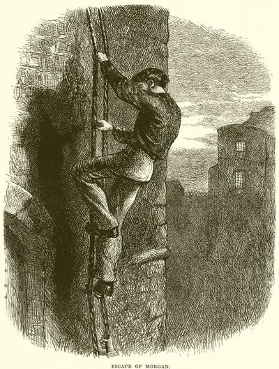 Escape of Morgan by English School