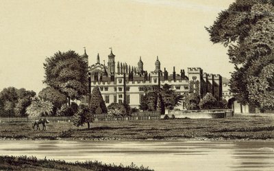 Eton College from the River by English School