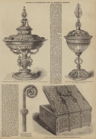 Examples of Art-Workmanship from the Manchester Exhibition by English School