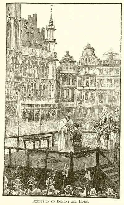 Execution of Egmont and Horn by English School