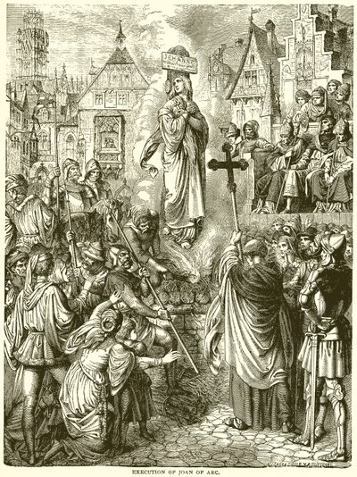 Execution of Joan of Arc by English School