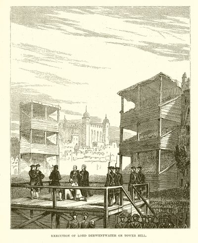 Execution of Lord Derwentwater on Tower Hill by English School