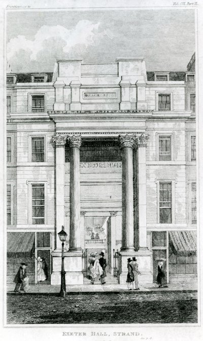Exeter Hall, Strand, London by English School