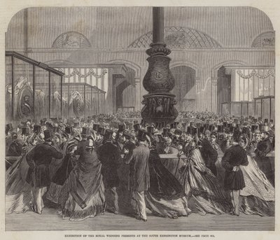 Exhibition of the Royal Wedding Presents at the South Kensington Museum by English School