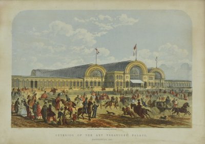 Exterior of the Art Treasures’ Palace by English School