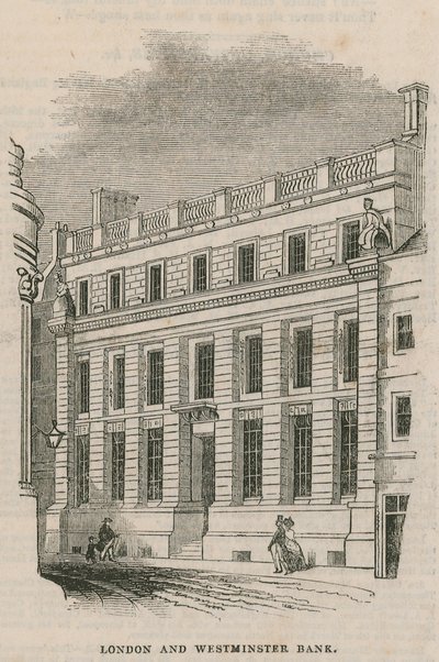 Exterior of the London and Westminster Bank by English School