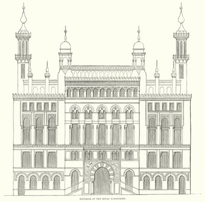 Exterior of the Royal Panopticon by English School