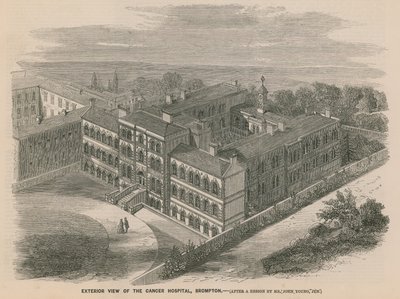 Exterior View of the Cancer Hospital, Brompton by English School