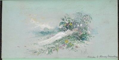 A Woman Among Flowers, from a 