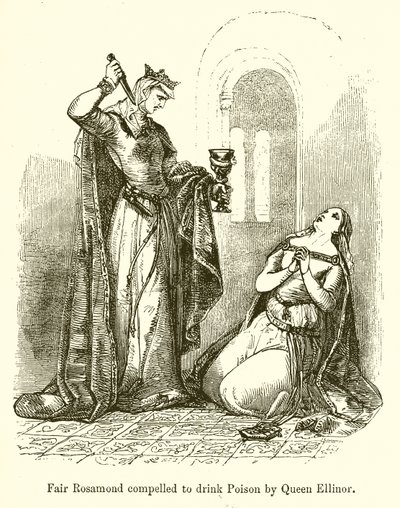 Fair Rosamond Compelled to Drink Poison by Queen Eleanor by English School