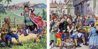 Fairy Tale Scenes by English School