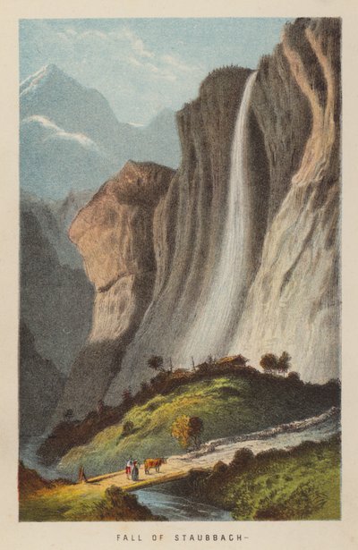 Fall of Staubbach by English School