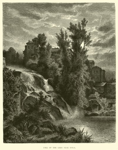 Fall of the Liris near Isola by English School