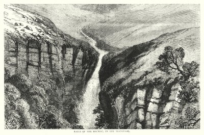Falls of the Macmac, in the Transvaal by English School