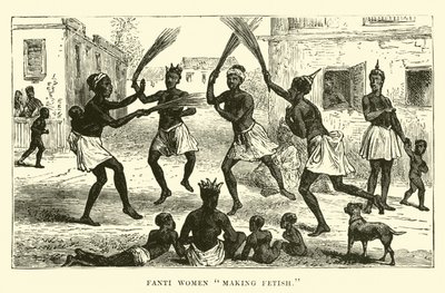 Fanti women making fetish by English School