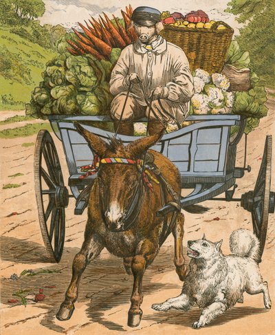 Farmer Grunter Going to the Market at Hog Snorton by English School