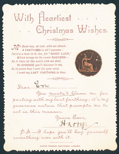 Farthing with Hole by English School