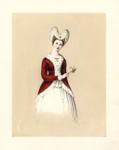 Fashion during the reign of Henry V and VI by English School