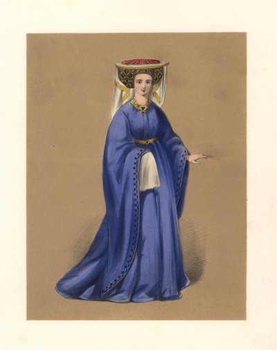 Fashion During the Reigns of King Henry IV and V, Illustration from 