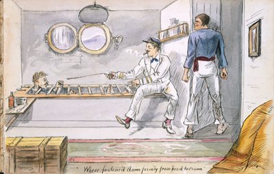 Fastened Down Firmly from Head to Crown... - The Reverend is Given a Sailor