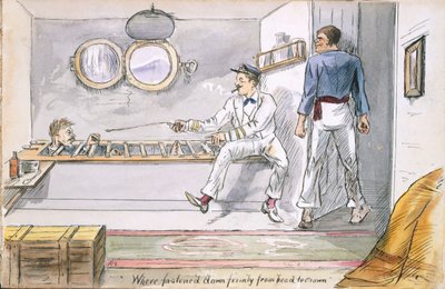 Fastened down firmly from head to crown, c1880 by English School