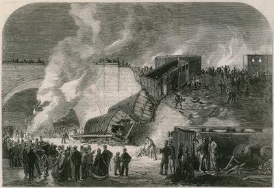 Fatal Railway Accident at Kentish Town on the Hampstead Junction Line by English School