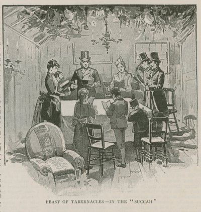 Feast of Tabernacles - in the Succah by English School