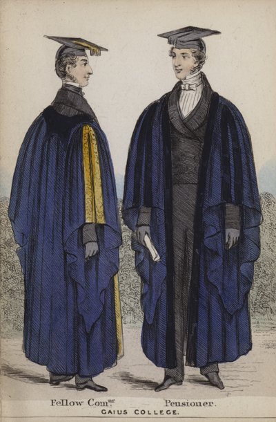 Fellow Commoner, Pensioner, Gaius College by English School