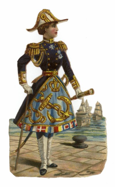 Female Admiral by English School