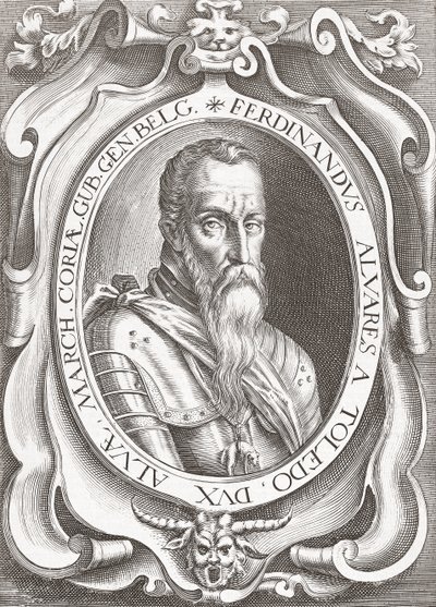 Fernando Álvarez de Toledo y Pimentel, 3rd Duke of Alba (engraving) by English School