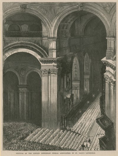 Festival of the London Gregorian Choral Association in St Paul
