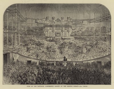 Fete of the National Temperance League at the Crystal Palace, 5000 Voices by English School