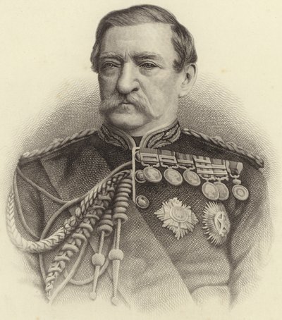 Field Marshall Robert Napier by English School