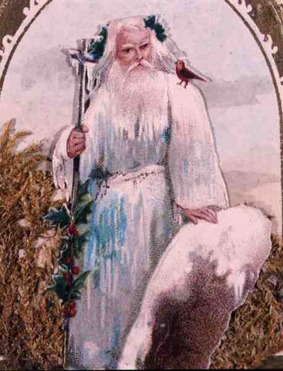 Figure of Old Winter by English School