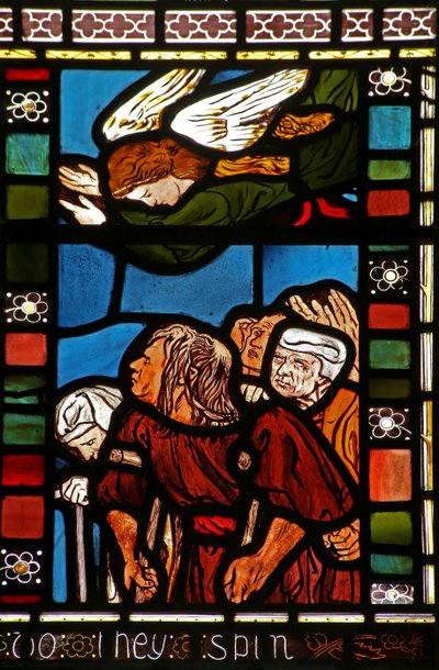 Figures Attending the Sermon on the Mount by English School