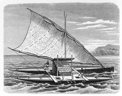 Fijian Double Canoe, from 