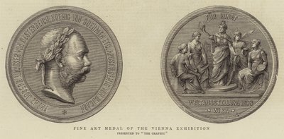 Fine Art Medal of the Vienna Exhibition by English School