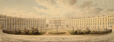 Finsbury Circus Looking North Towards London Institution, c.1820 by English School