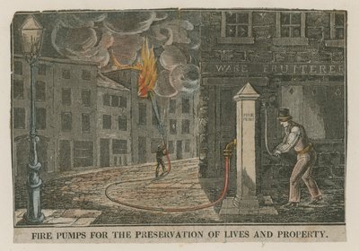 Fire pumps for the preservation of lives and property by English School