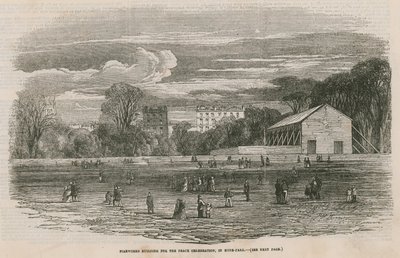 Fireworks Building for the Peace Celebration in Hyde Park, London by English School