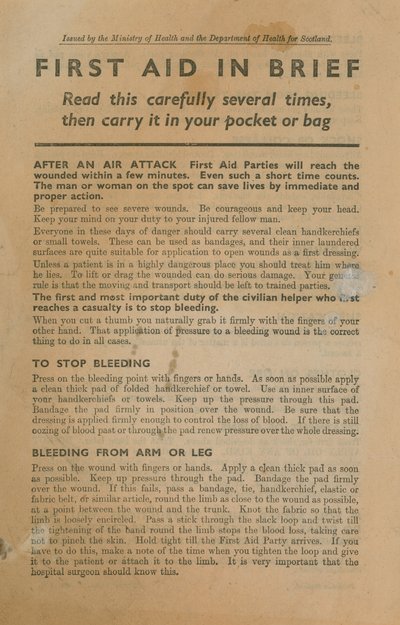 First Aid in Brief by English School