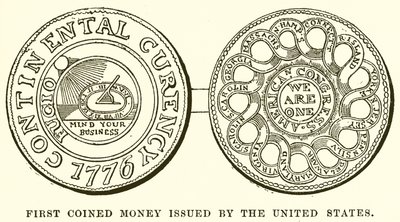 First Coined Money Issued by the United States by English School