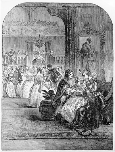First Interview of Prince Charles with Princess Henrietta at Paris by English School