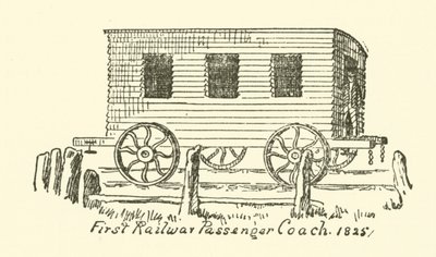 First Railway Passenger Coach by English School