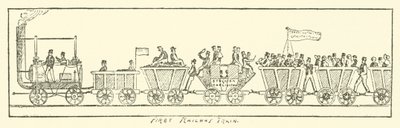 First Railway Train by English School