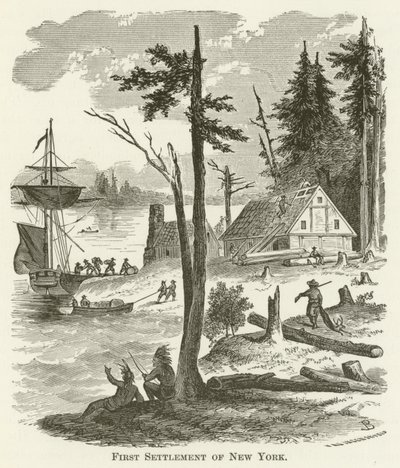First Settlement of New York by English School