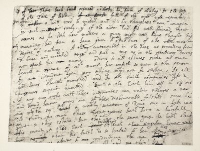 First half page of Sir Philip Sidney