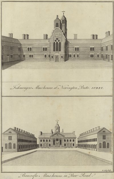 Fishmongers Almshouses, Newington Butts and Bancroft