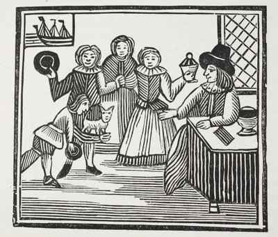 Fitzwarren receiving his servants ventures (illustration) by English School