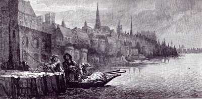 Flight of King James on the Morning of December 11, 1688, from 
